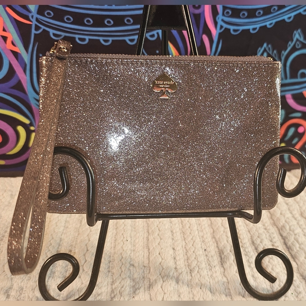 Kate Spade Sparkling Wristlet - Gold